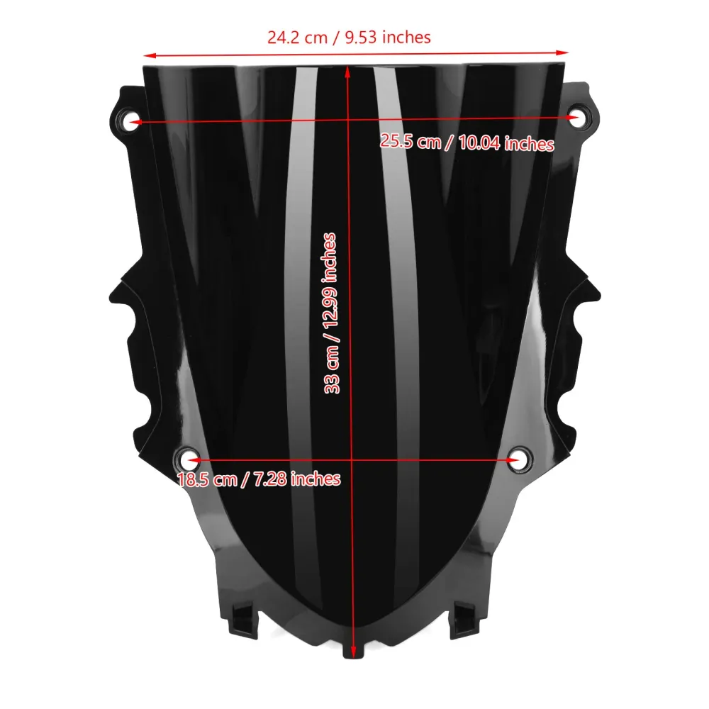 Yamaha YZF R3 2019-2020 ABS Plastic Motorcycle Windshield Windscreen