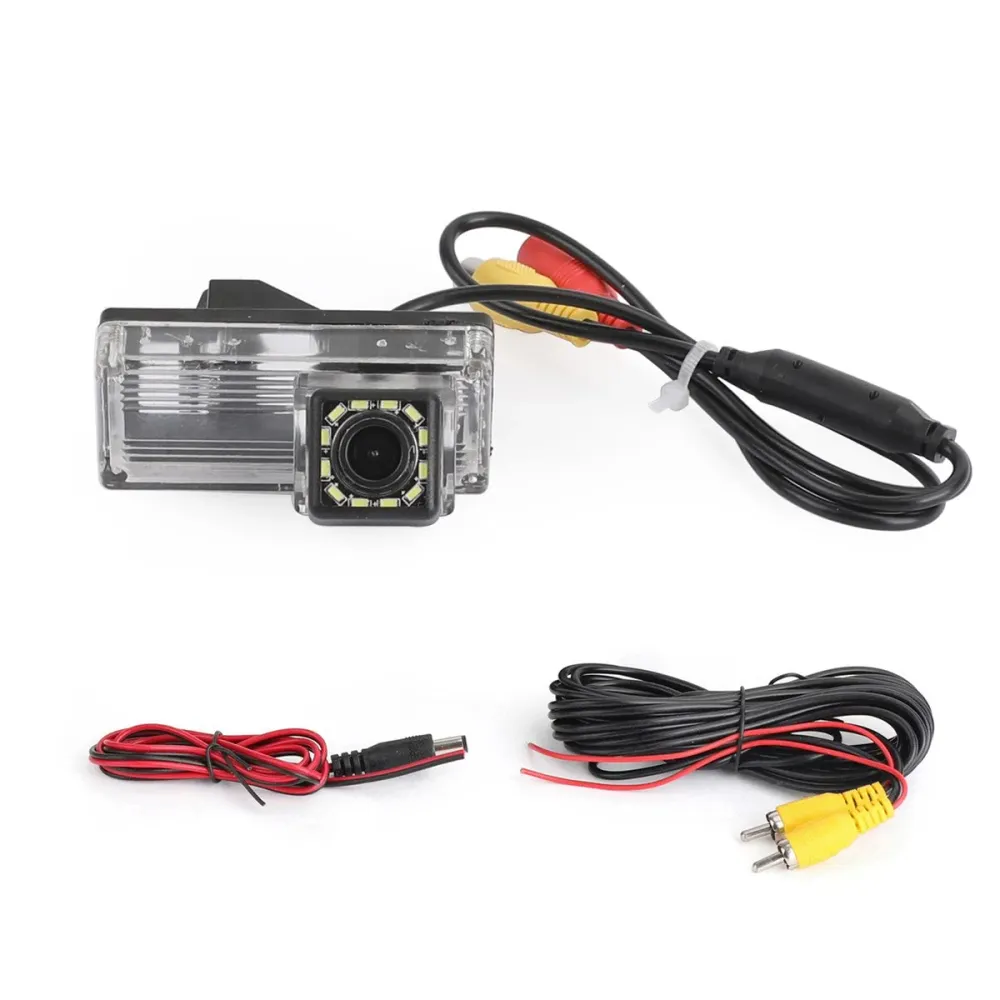Omvendt backup -kamera 12led Fit Toyota Land Cruiser 70/100/200 -serien