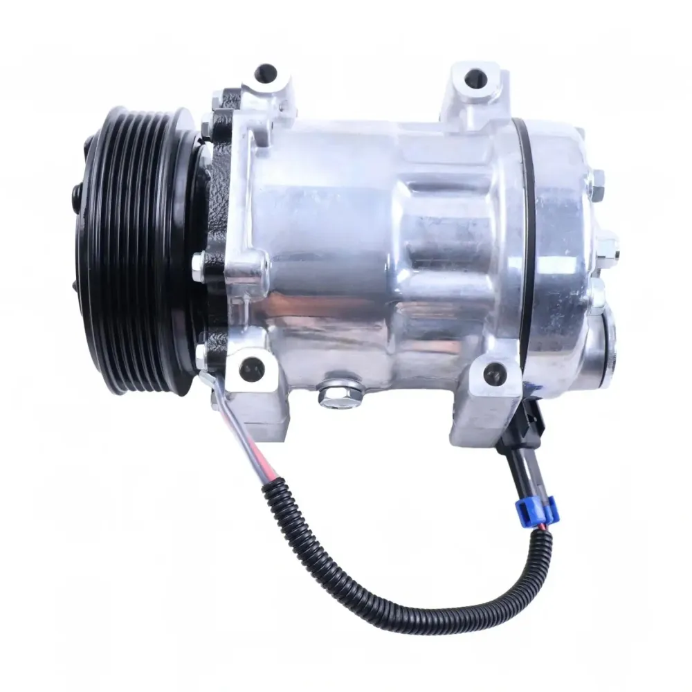 12V 6PK 126mm 7H15 /C kompressor F69-1015-111 F69-1028-111 Peterbilt 365 367 389 Kenworth T680 T660 T880 lastebil