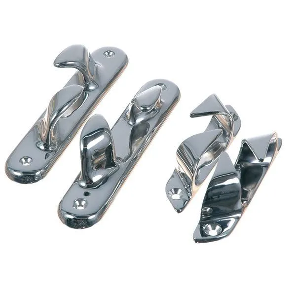 Klyd sett AISI 316, 19 mm, Max tau 18 mm (2 stk), 85 mm hullavstand, 115 mm lengde