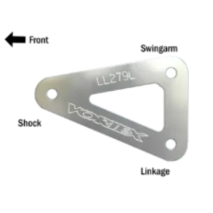 Vortex Racing 08-23 Honda CBR1000 RR Lowering Link Kit- Silver
