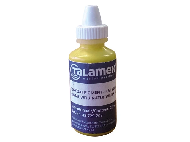 Talamex, Fargepigment hvit, 20 ml