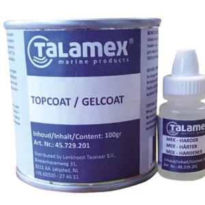Talamex, Topcoat transparent 100g + 6g mek