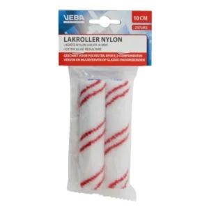 Veba, Mikrofiberrulle 10 cm 6 mm batteri (2 stk)