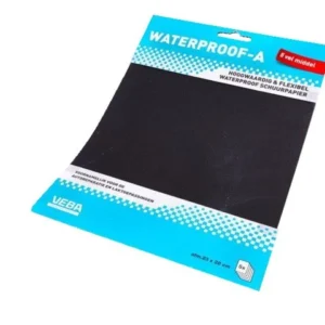 Veba, Vanntett sandpapir, medium (5-pakning), 23 x 28 cm