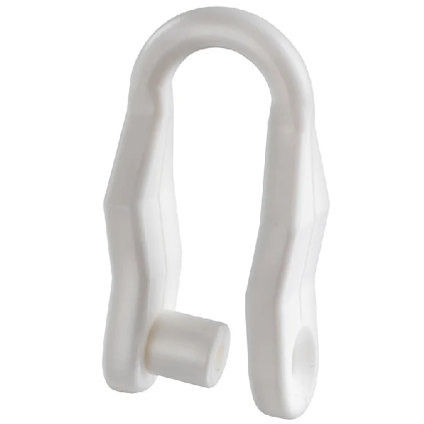 Sjakkel hvit nylon Ø8mm skrue, 1327035