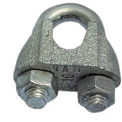 Wirelås galv 8mm sjakkel 5mm åpning 2 stk.