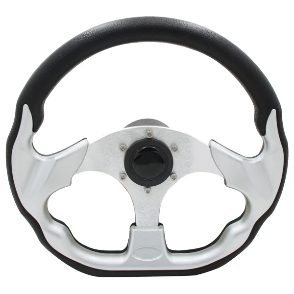 Sportsratt svart aluminium, Ø318x303 mm, 3/4" nav, CE-godkjent
