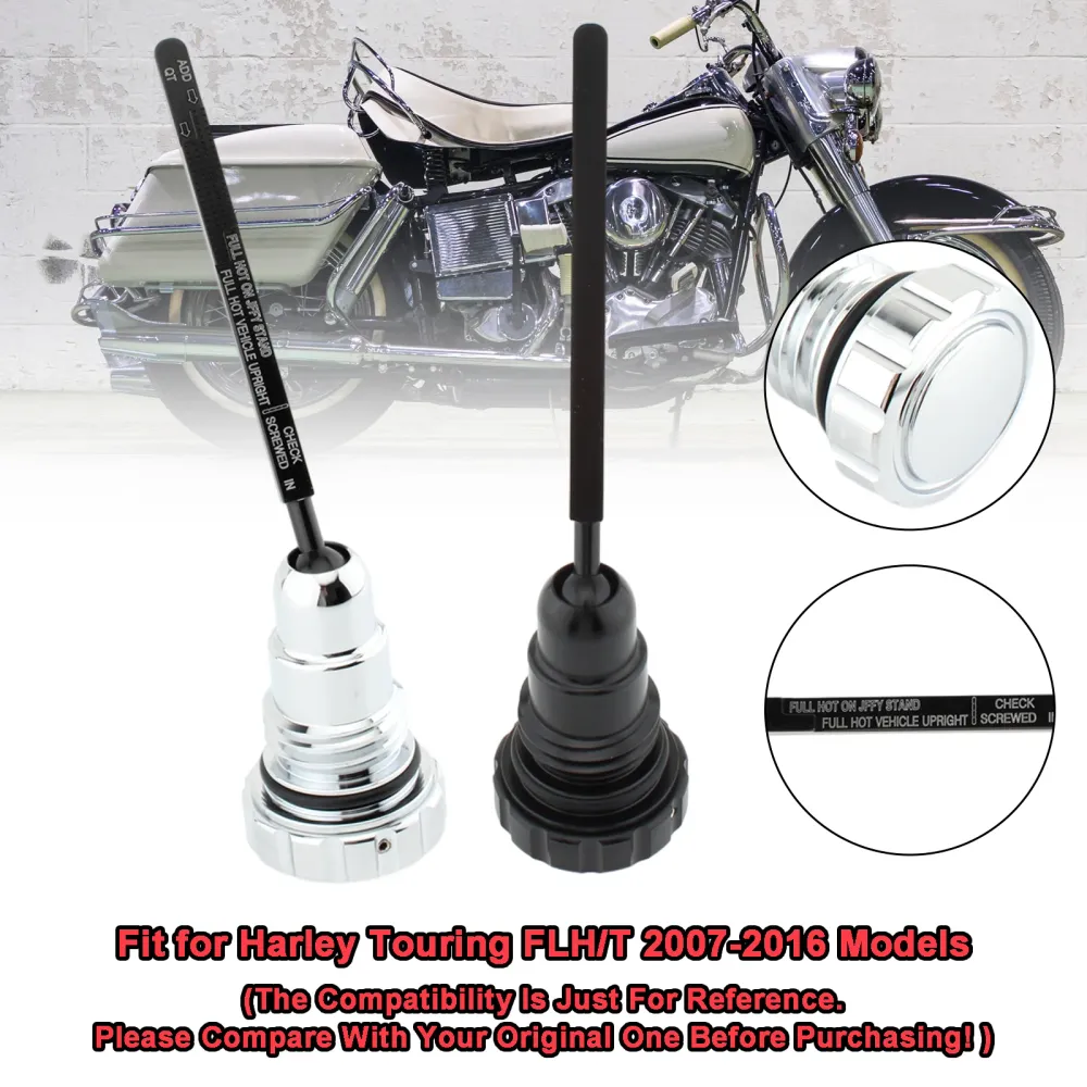 2007-2016 Harley Touring FLH/T Models Oil Dipstick Tank Cap Plug Touring Flh/T