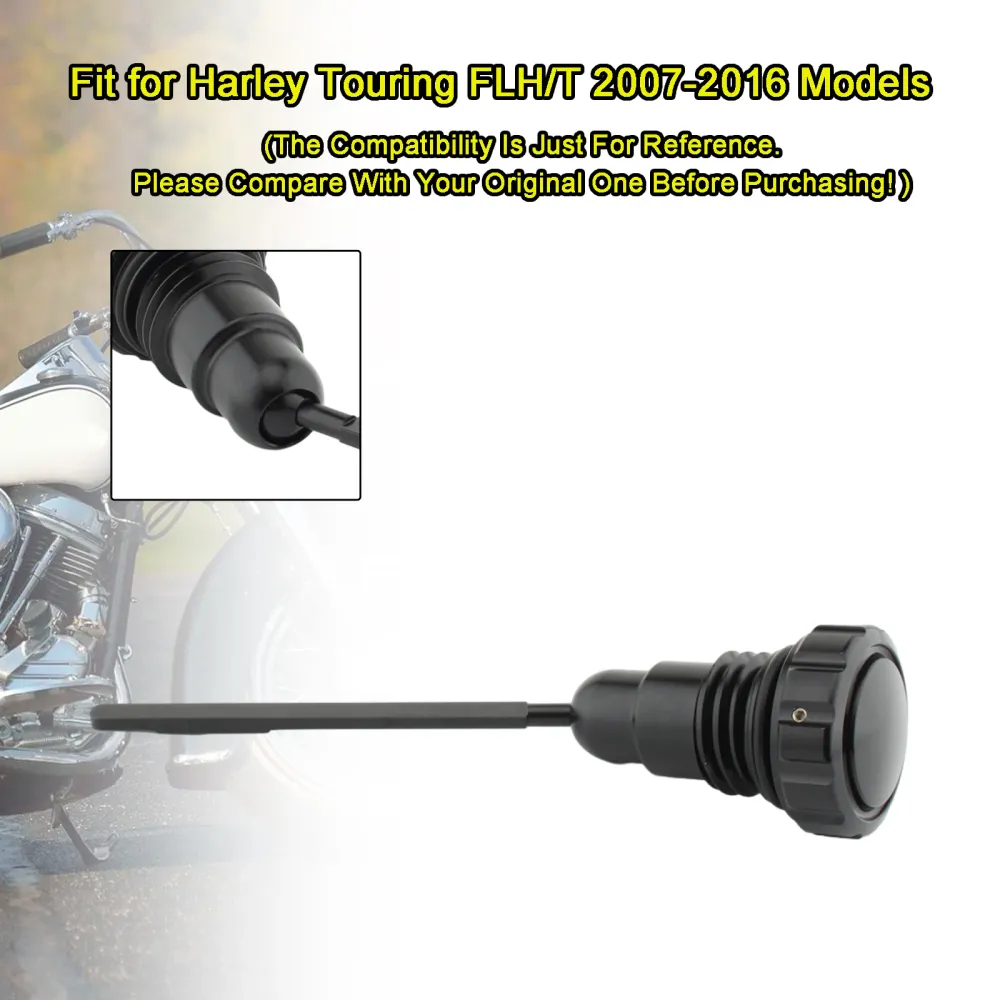 2007-2016 Harley Touring FLH/T Models Oil Dipstick Tank Cap Plug Touring Flh/T