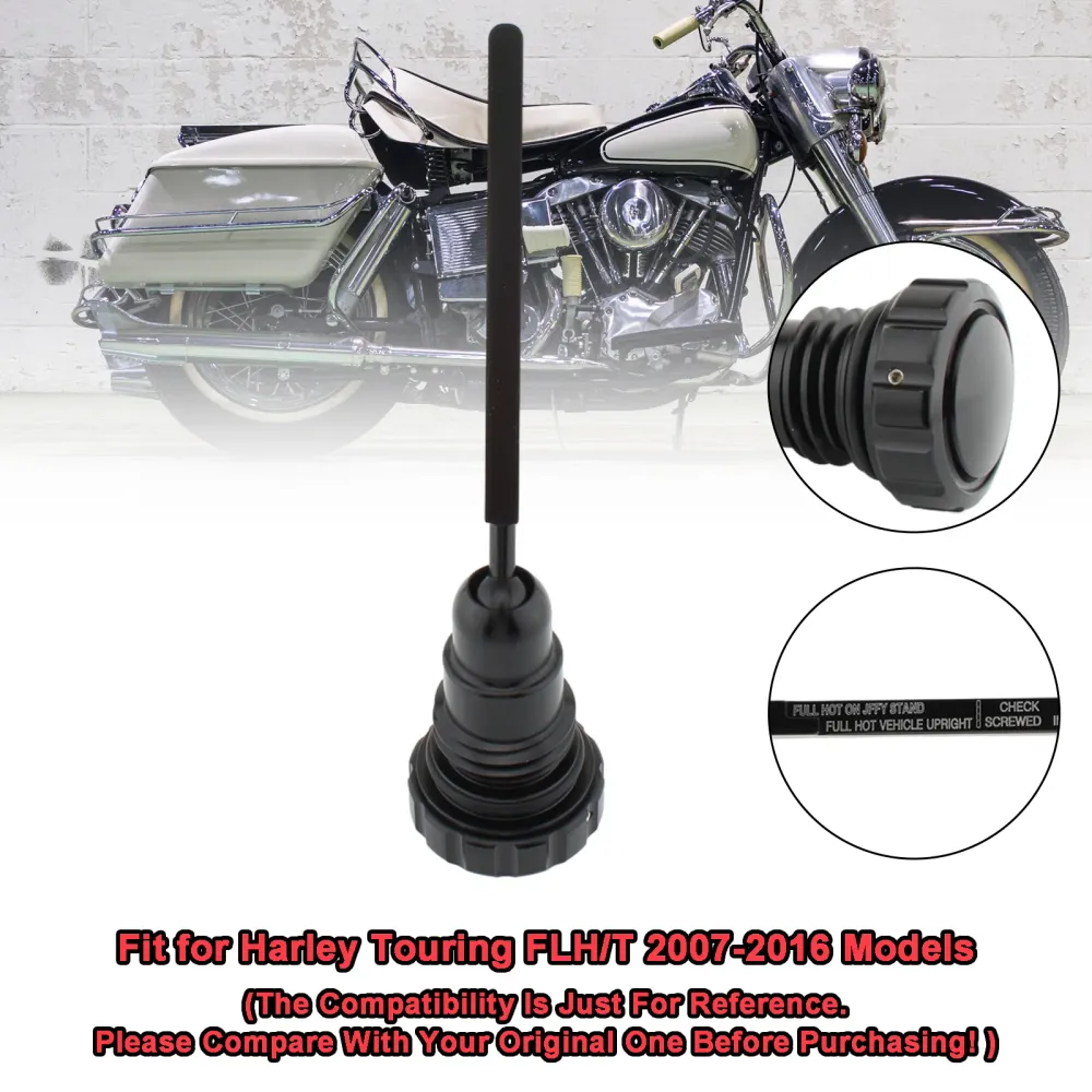 2007-2016 Harley Touring FLH/T Models Oil Dipstick Tank Cap Plug Touring Flh/T