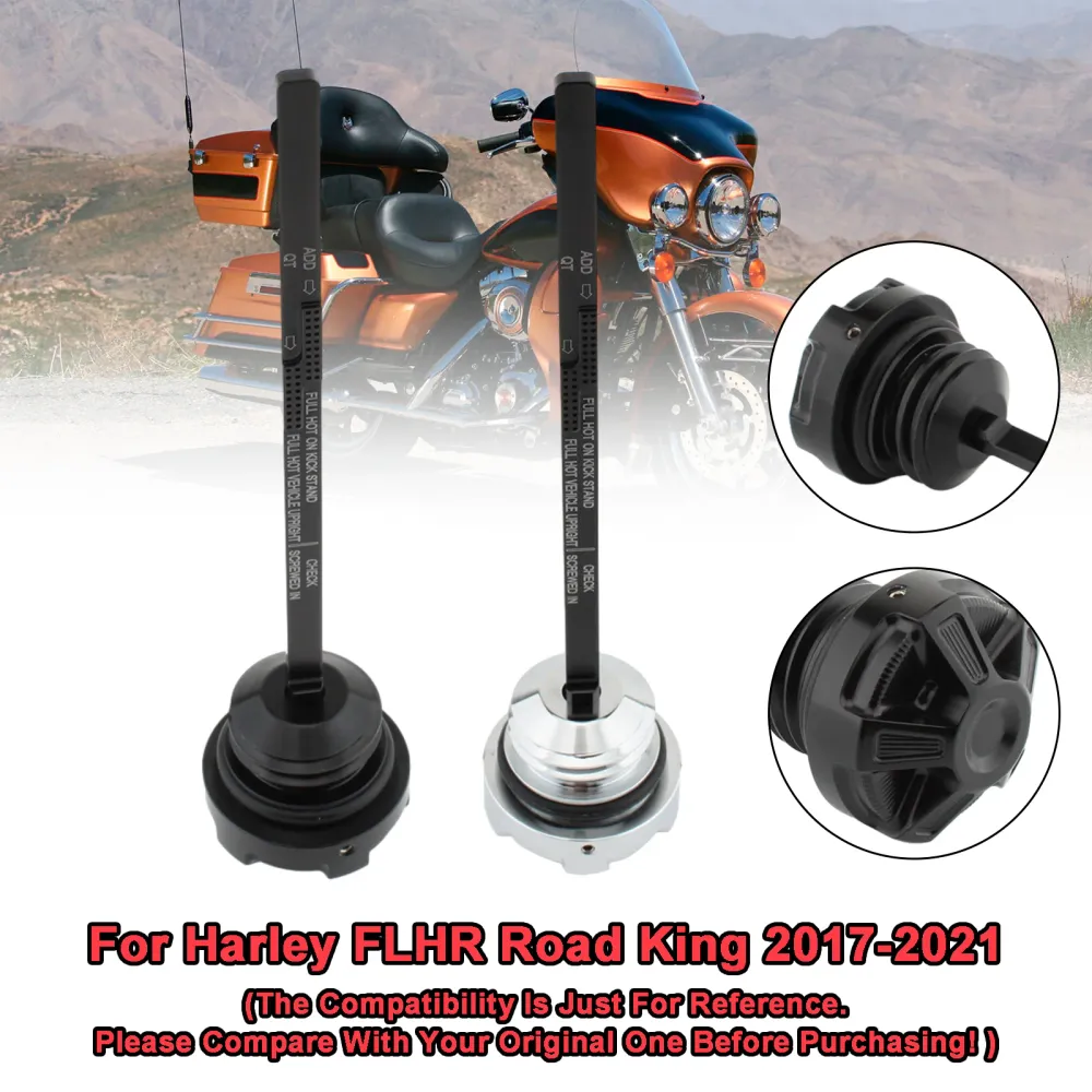 Oil Dipstick Tank Cap Plug Fit Road Electra Street Glide Road King 17-21
