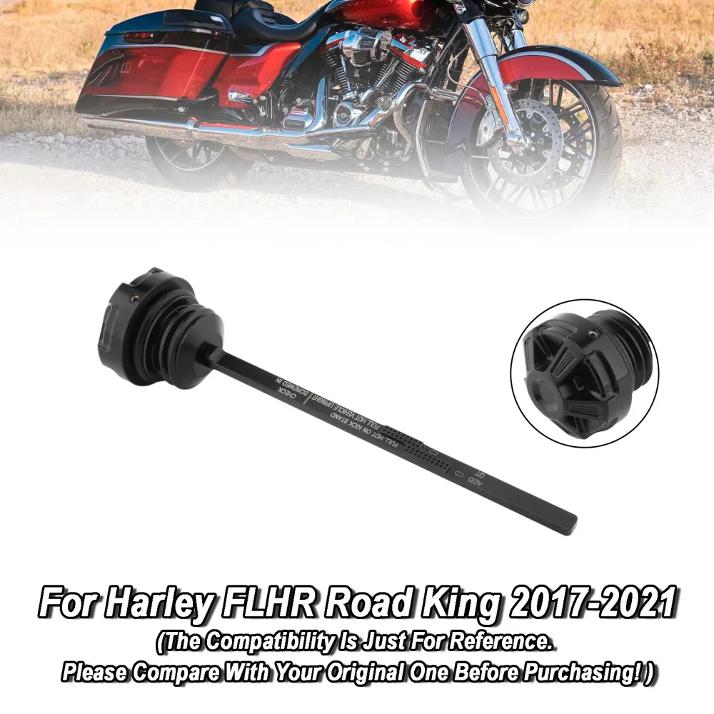 Oil Dipstick Tank Cap Plug Fit Road Electra Street Glide Road King 17-21