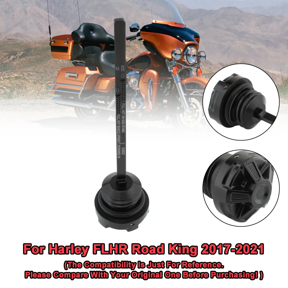 Oil Dipstick Tank Cap Plug Fit Road Electra Street Glide Road King 17-21