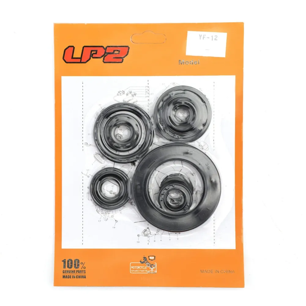 9PCS Motor Oil Seal Kit Set Honda CR250R 2002-2004 CR250R CR-250R Generisk