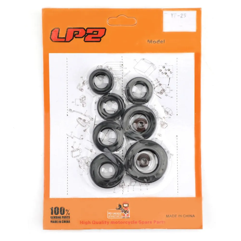 Motor Oil Seal Kit Set 9PCS Seals Honda XL200R XL185 XL185S 1979-1993 Generisk