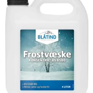 Blåtind Frostvæske kons BS6580 blå 4 l