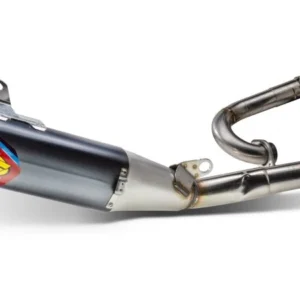 FMF Racing Yamaha TTR110 08-24 SS Anodized Titanium Mini Moto Fact 4.1 Slip-On Muffler w/SS Header