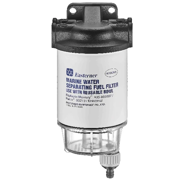 Bensinfilter m/alu topp - 10 mikron østlig, 3/8" - 10 mm