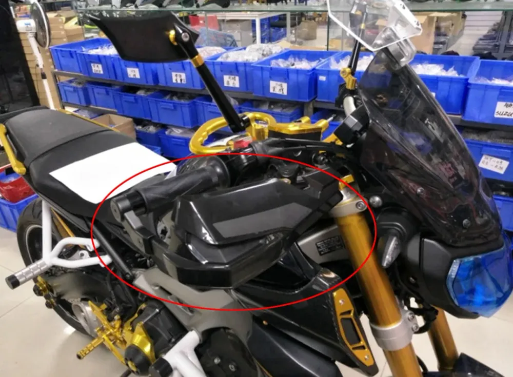 Handguard Protector Kit med spoilere Yamaha MT-07/MT-09 XJR1300/MT125 generisk