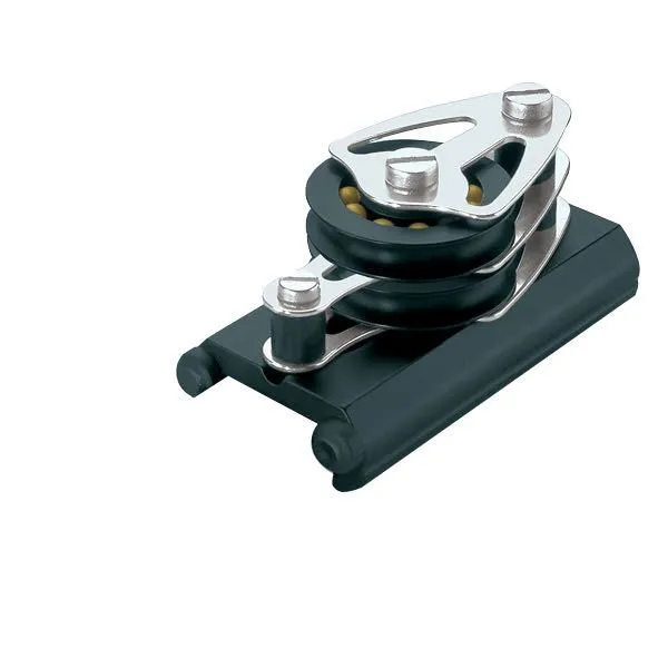 Ronstan, Endekontroll med db.blokk & hundepote 30 mm X-rail, 675 kg, RC13087