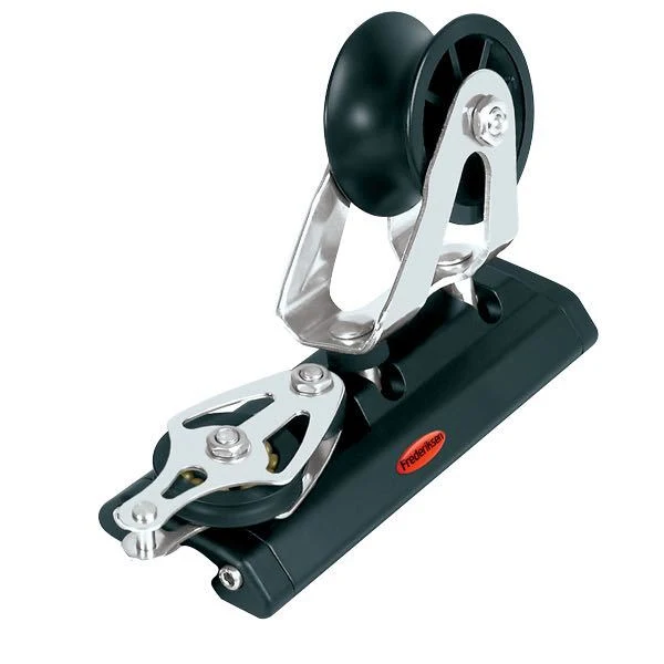 Ronstan, Genova vogn med blokk og hundesmekker 30 mm X-rail, RC13032