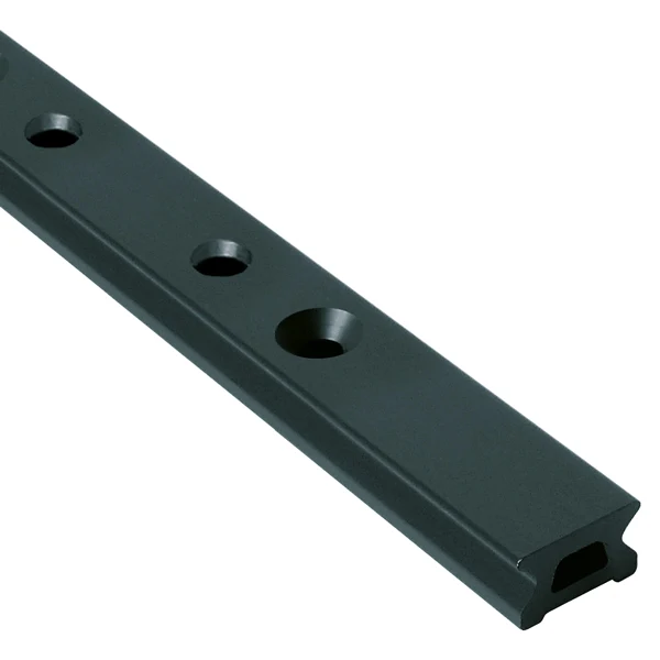 Ronstan, Lap rail Series 22, 6m, svart, 22mm, 100mm hullavstand
