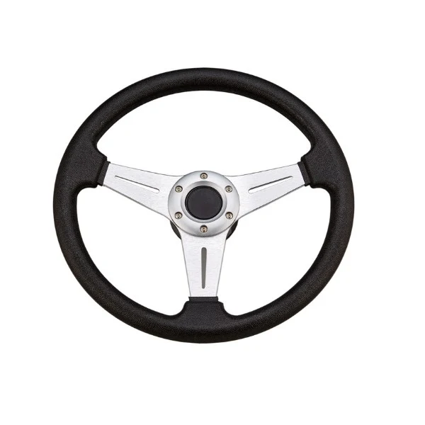 Sportsratt sort med aluminium Ø338 mm