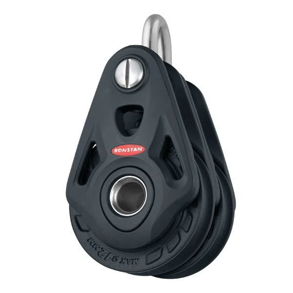 Ronstan, kjernedobbelblokk, serie 75, 1500 kg, 3000 kg, 75 mm