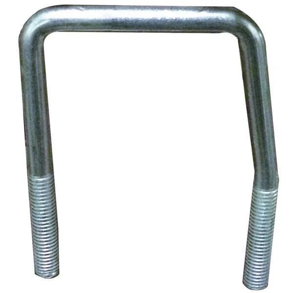 U-brakett 40x40 mm rør med mutter, 40x40 mm