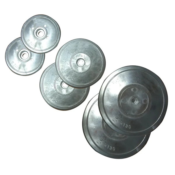 1852, Sinkplate anodesett Ø90mm 450 gr, 7,7 mm høy