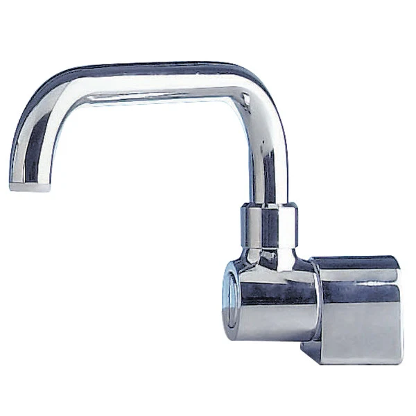 Barka, Forkrommet enkeltkran fotpumpe, lav BR0600