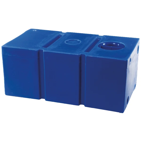 Septitank polyetylen 78 liter, rett, blå, ISO 8099