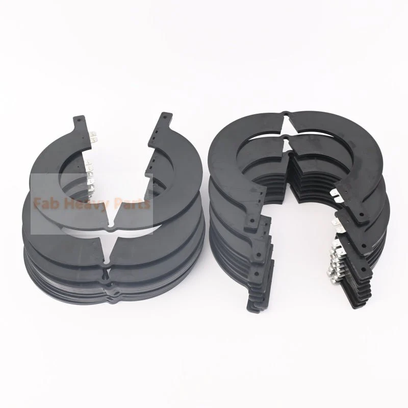 Pakke med 12 Bøttepinner Shim Kit 100*170*5 mm gravemaskinlastertraktor