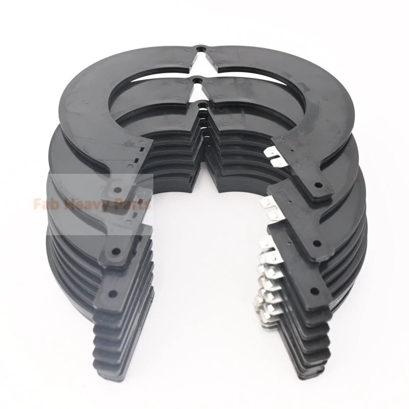 Pakke med 12 Bøttepinner Shim Kit 45*100*5 mm gravemaskinlastertraktor