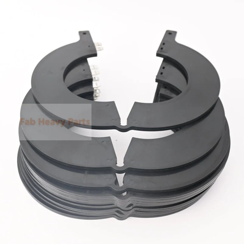 Pakke med 12 Bøttepinner Shim Kit 70*140*5mm gravemaskinlastertraktor