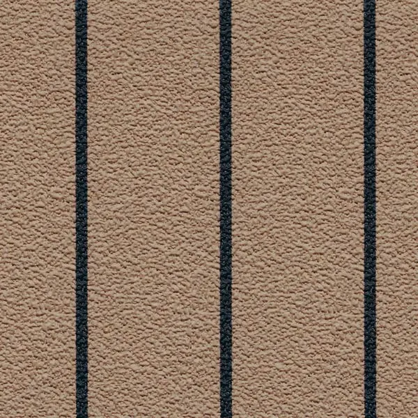 Gisatex, Anti-skli terrassebord, teak, 1,5m x 5m, 2mm, 100% PVC