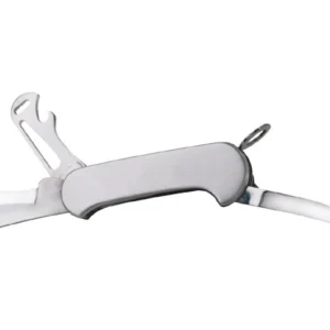 Talamex, riggekniv i rustfritt stål med tagget blad, 64 mm - 95 mm (1 stk)