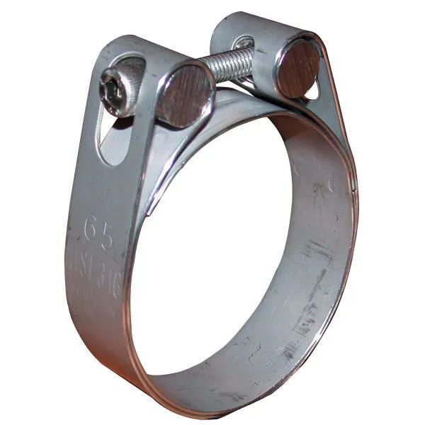 Klemme RF sterk AISI 304, 35-40 mm, med Umbraco skrue