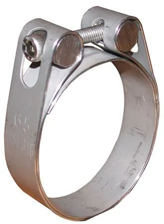 Klemme RF sterk AISI 304 85-90 mm