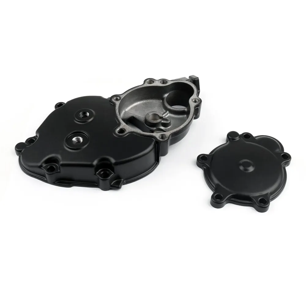 Motorstarter Case Crankcase Cover Fit Kawasaki Ninja ZX10R (06-10) Svart generisk