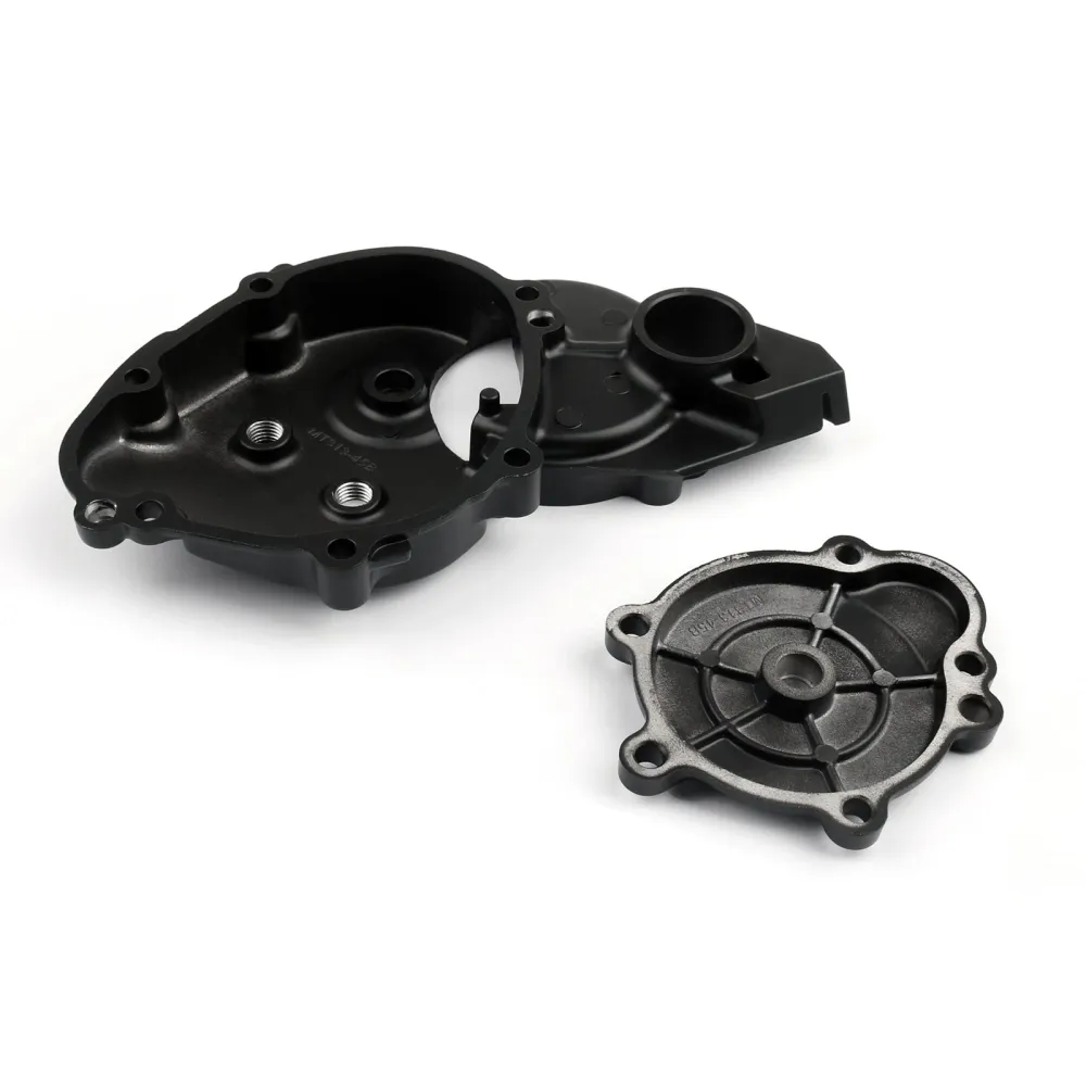 Motorstarter Case Crankcase Cover Fit Kawasaki Ninja ZX10R (06-10) Svart generisk
