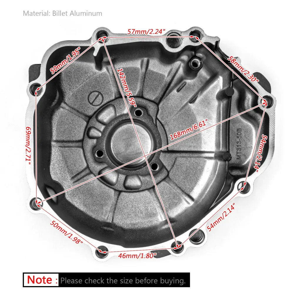 Stator motor deksel veivhus passet Suzuki GSXR 600 750 04-13 GSX-R 1000 400 Generisk
