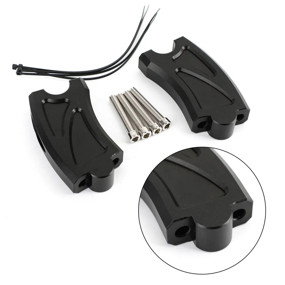 Areyourshop CNC styresigersbar Honda Rebel CMX500 2017+ Black