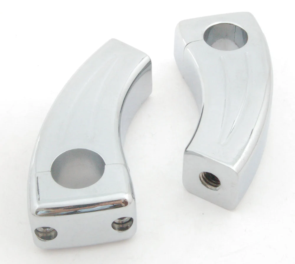 Krom 3.5" Tilbaketrukket styreheiser 1" Styretrekk bakover 1.5" Stigerør