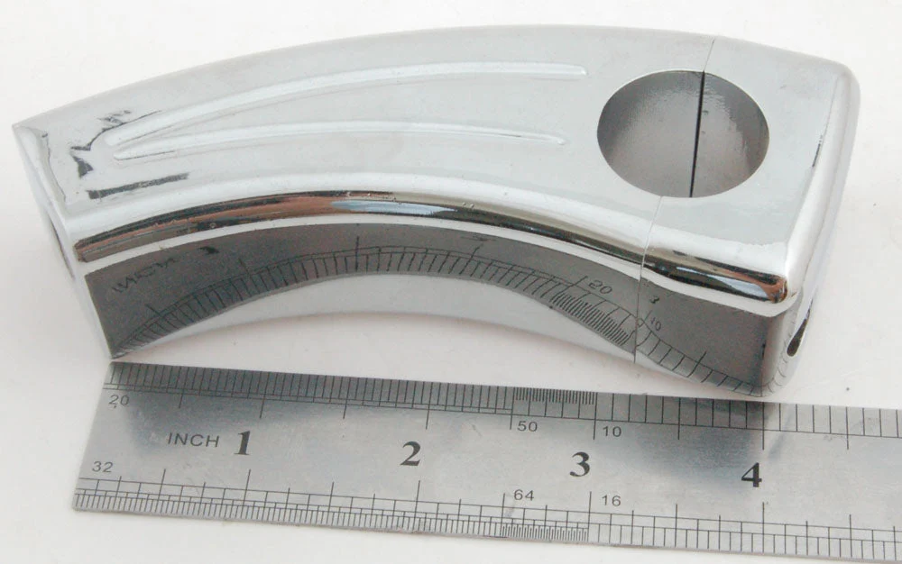 Krom 3.5" Tilbaketrukket styreheiser 1" Styretrekk bakover 1.5" Stigerør