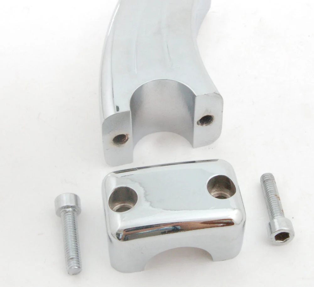 Krom 3.5" Tilbaketrukket styreheiser 1" Styretrekk bakover 1.5" Stigerør