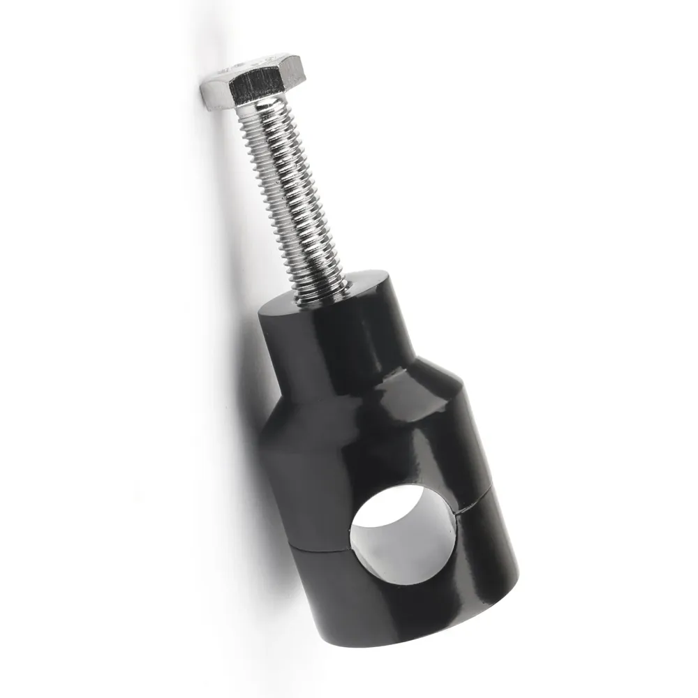 Styreforhøyer Forhøyere Feste Monteringsklemmer Motorsykkel Sykkel 7/8" 22 mm svart