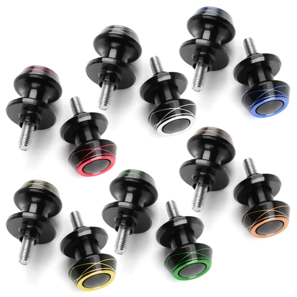 1Pair 8mm Moto CNC Swingarm Swing Arm Spools Spool Slideers Suzuki Honda