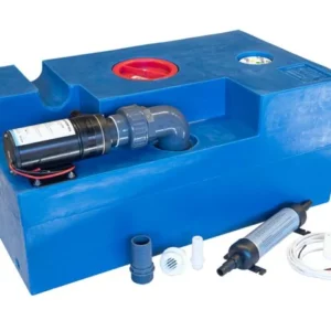 Albinus, 47L spillvannstank med macerator 24V